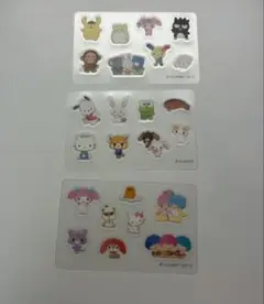 サンリオキャラクターシールセット 3シート入り
