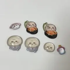 ちいかわ ボンボンドロップシール 2種 ラッコ おすそ分け