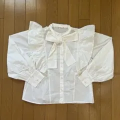 NICE CLAUP(ナイスクラップ) ボウタイブラウス