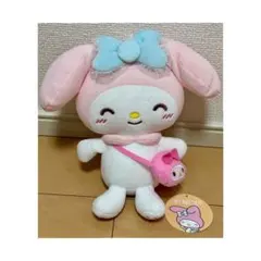 むにゅぐるみパティオ限定 マイメロディ にこにこ ぬいぐるみ 新品タグ付き