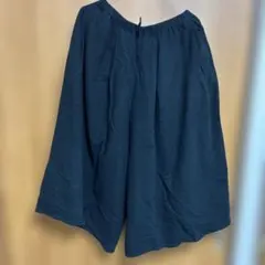 Samansa Mos2 ブラック ガウチョパンツ サイズF