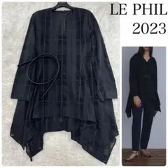 LE PHIL ルフィル 24年春夏 クリスピーブロードノースリーブブラウス