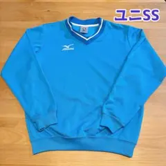 Mizuno Vネック ウォームアップ ユニSS 水色 トレーナー ミズノ
