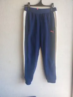 PUMA サイドストライプパンツ ネイビー