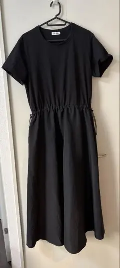 アーバンリサーチ　FORK&SPOON　ドッキングワンピース　ブラック　サイズ1
