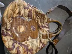 カモフラ柄 2WAY トートバッグ クロコ型押しのサムネイル