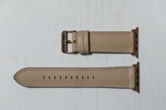 エレコム製のApple Watch バンド（42/44mm対応）ベージュブラウン