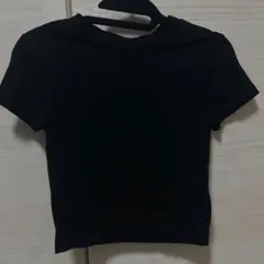 H&M 無地　Tシャツ　Sサイズ　ブラック