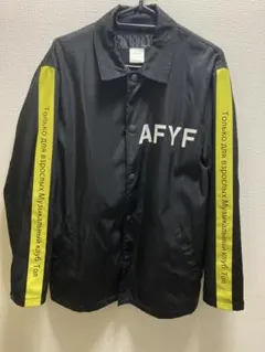 ZARAメンズコーチジャケットMサイズ ブラック×イエロー厚め生地ロフトスキー