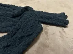 未使用品 ケーブル編み レッグウォーマー