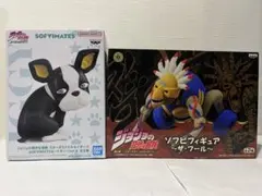 未開封2点　ジョジョ ソフビフィギュア イギー＆ザ・フール