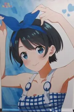 A賞 更科瑠夏 ロングタペストリー かのかり くじメイト どこプラ くじメイト A賞 ロングタペストリー 更科瑠夏 彼女、お借りし