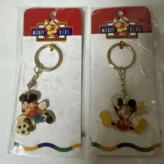 【未開封】ディズニー ミッキーマウスキーホルダー2種