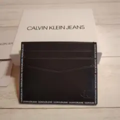 CALVIN KLEIN JEANS ブラック名刺入れ