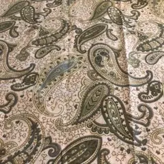 ラスト！生地 はぎれ ピンク ペイズリー 約115×46【最終価格】