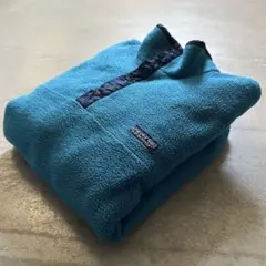 80s patagonia シンチラ スナップt ターコイズ Lサイズ USA製