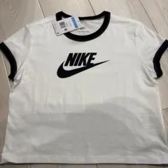 【新品未使用タグ付】NIKE クロップド丈半袖　ホワイト M