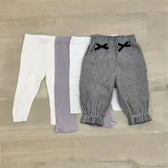 petit main プティマイン 含む パンツ4点まとめ売り 女の子