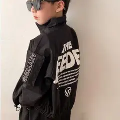 【新品未使用】バックデザイン薄手ジャケット 90サイズ