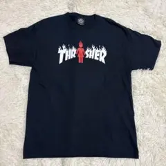 【希少】スラッシャー × ガール コラボ ファイヤーロゴ Tシャツ Lサイズ