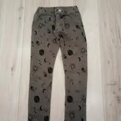 JUNKSTORE　男児　宇宙柄スリムフィットパンツ グレー　130
