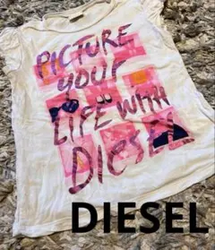 ピンク紫グラフィックTシャツのサムネイル