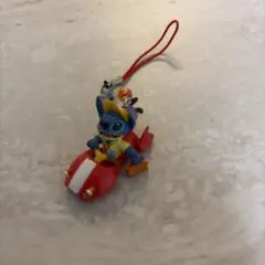 スティッチ フィギュア付きストラップ