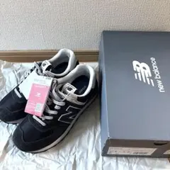 New Balance ML574EVB 27.0 ブラック　スニーカーのサムネイル