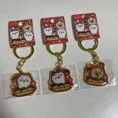 ご当地ちいかわ 大阪 たこ焼 ダイカットキーホルダー 3種セット