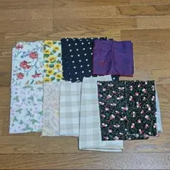 柄物　はぎれ　12枚