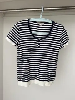 半袖カットソー バックリボン　M