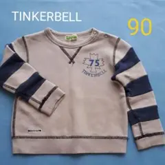 TINKERBELL ティンカーベル トレーナー 90 ＋ マフラー