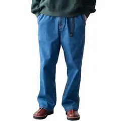 【別注】Gramicci ルーズ テーパード ストレッチ デニム パンツ