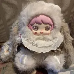 Yalli kokono 800% ぬいぐるみ アイマスク付き 白うさぎ - メルカリ