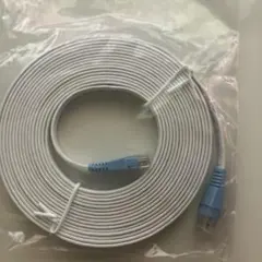 LANケーブル フラットタイプ ホワイト