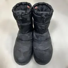 ノースフェイス製ブラック迷彩 防水・防寒ブーツ