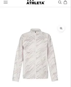 アスレタ　ジャケット　ホワイト　ライトウルトラシェルジャケット