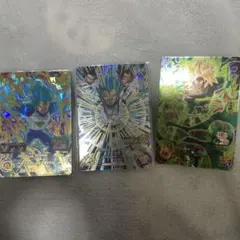 ドラゴンボールヒーローズ ベジータブロリーカード3枚セット