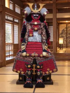 15号緋威大鎧純金箔押 15号緋威大鎧純金箔押 - メルカリ