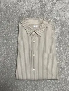 UNIQLO エクストラファインコットンブロードストライプシャツ（長袖）