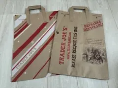 お値下げ　未使用　トレジョ　Trader Joe's ショップ袋 2枚セットのサムネイル