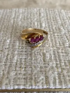 ルビー プラチナ 18金リング 指輪のサムネイル