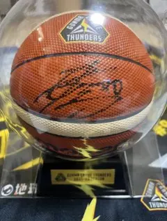 群馬クレインサンダーズ　藤井祐眞選手　サイン入りボール 2025-2026