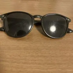 ブラック ラウンド型 サングラス