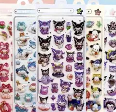 サンリオ　3Dシール　６枚セット