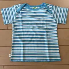 新品 ⭐︎オーガニック ストライプ 半袖Tシャツ 12-18m⭐︎最終価格☆