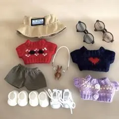 ラブブ服　ぬいぐるみドール衣装11点セット