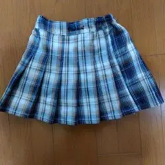 チェック柄プリーツスカート