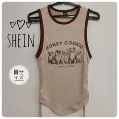 SHEIN HONEY COOKIE ドッグプリント タンクトップ　レディースのサムネイル