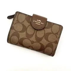 R COACH コーチ　シグネチャー 二つ折り　財布のサムネイル